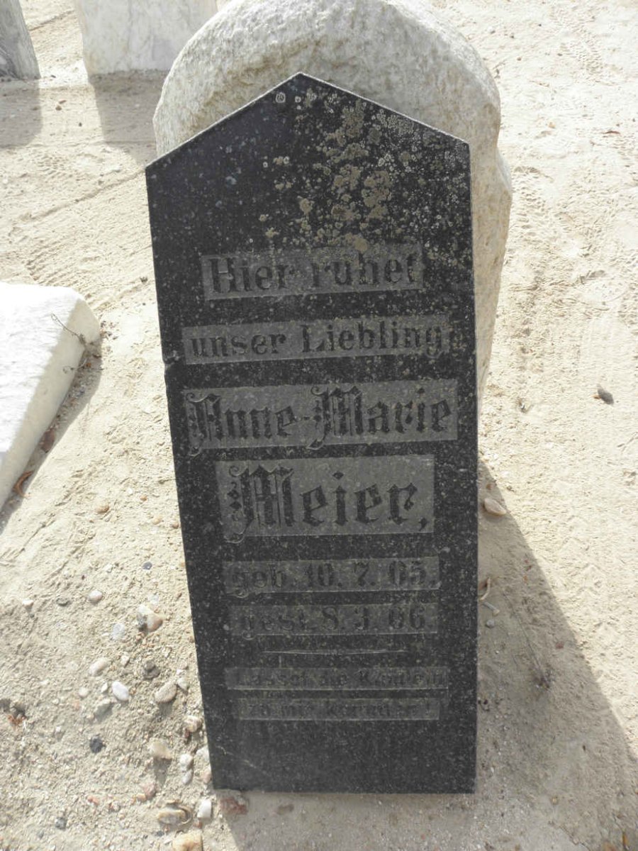 MEIER Anne Marie 1905-1906