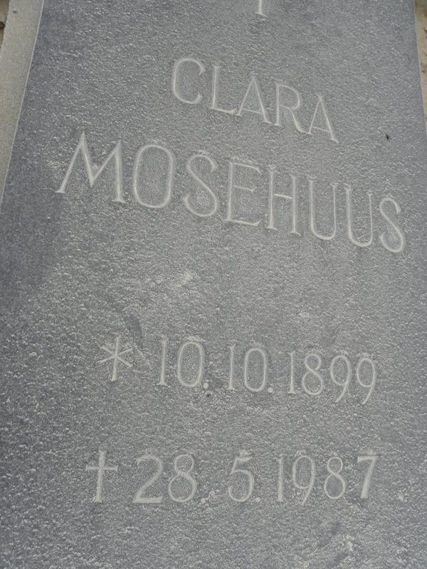 MOSEHUUS Clara 1899-1987