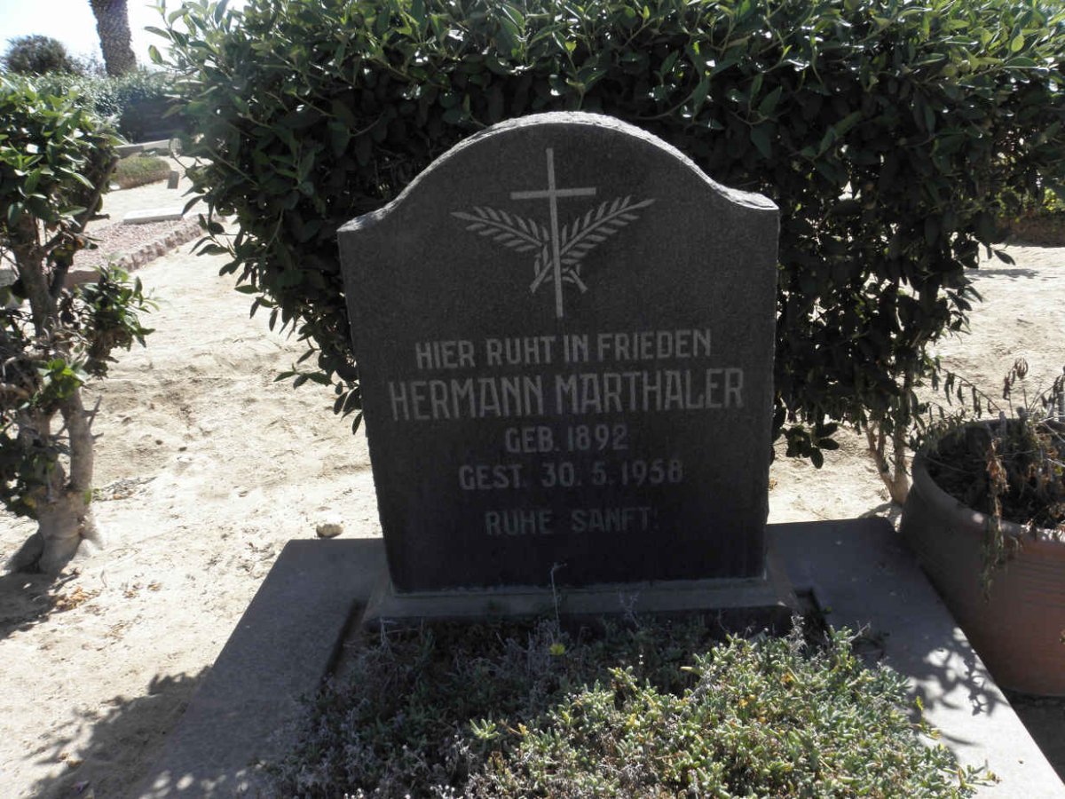 MARTHALER Hermann 1892-1958 &amp; Herma 1931-1956