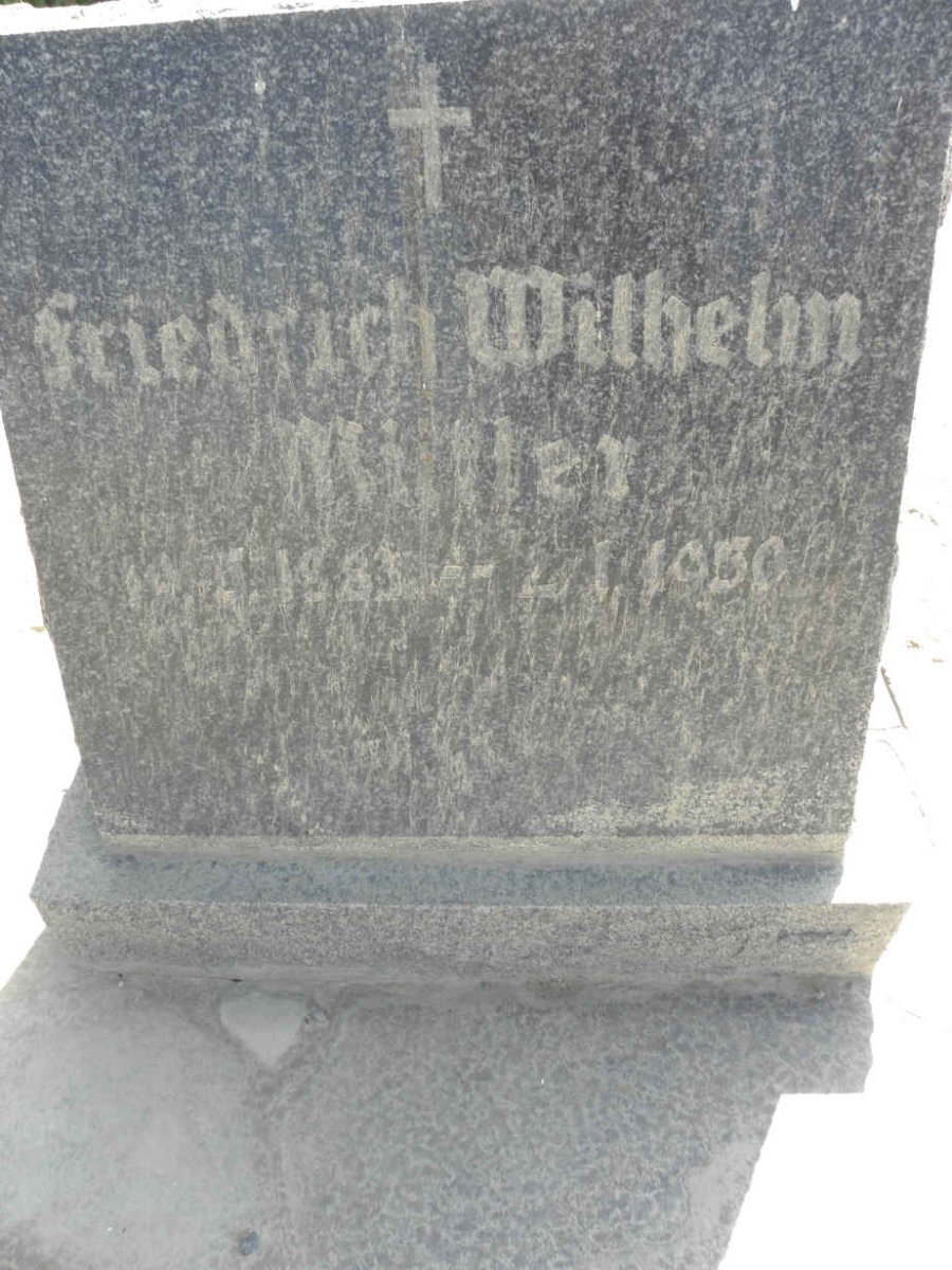 MÜLLER Friedrich Wilhelm 1883-1950 &amp; Anna Christina 1885-1957