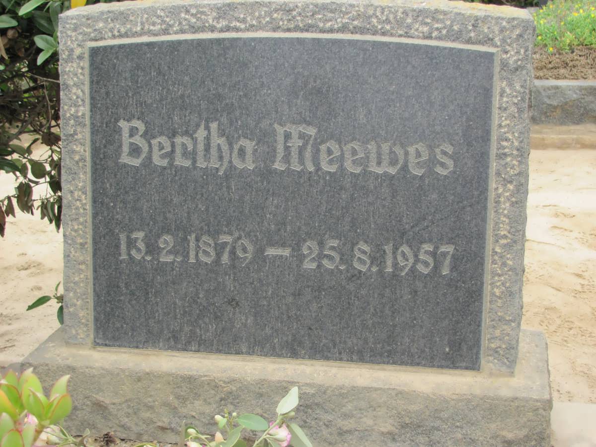 MEEWES Bertha 1879-1957