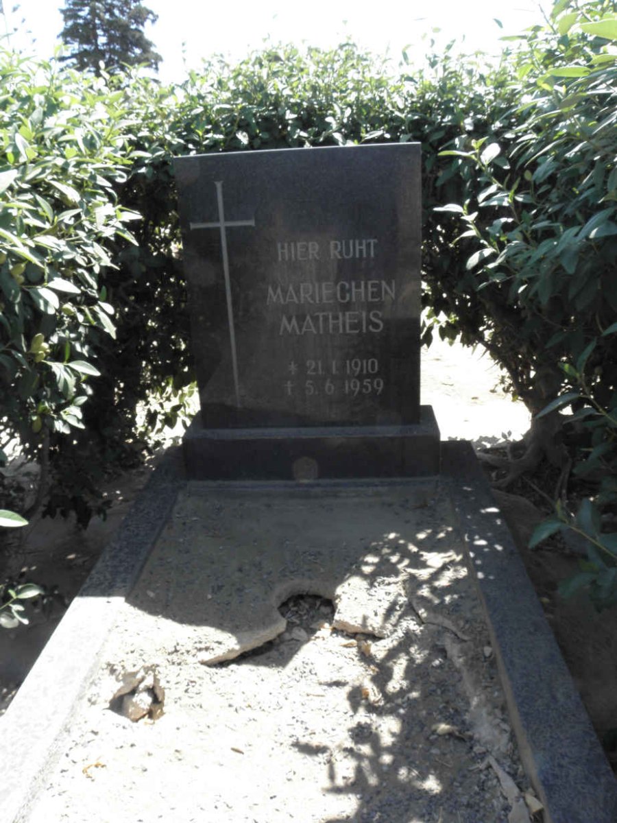 MATHEIS Mariechen 1910-1959