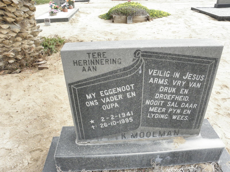 MOOLMAN K. 1941-1995