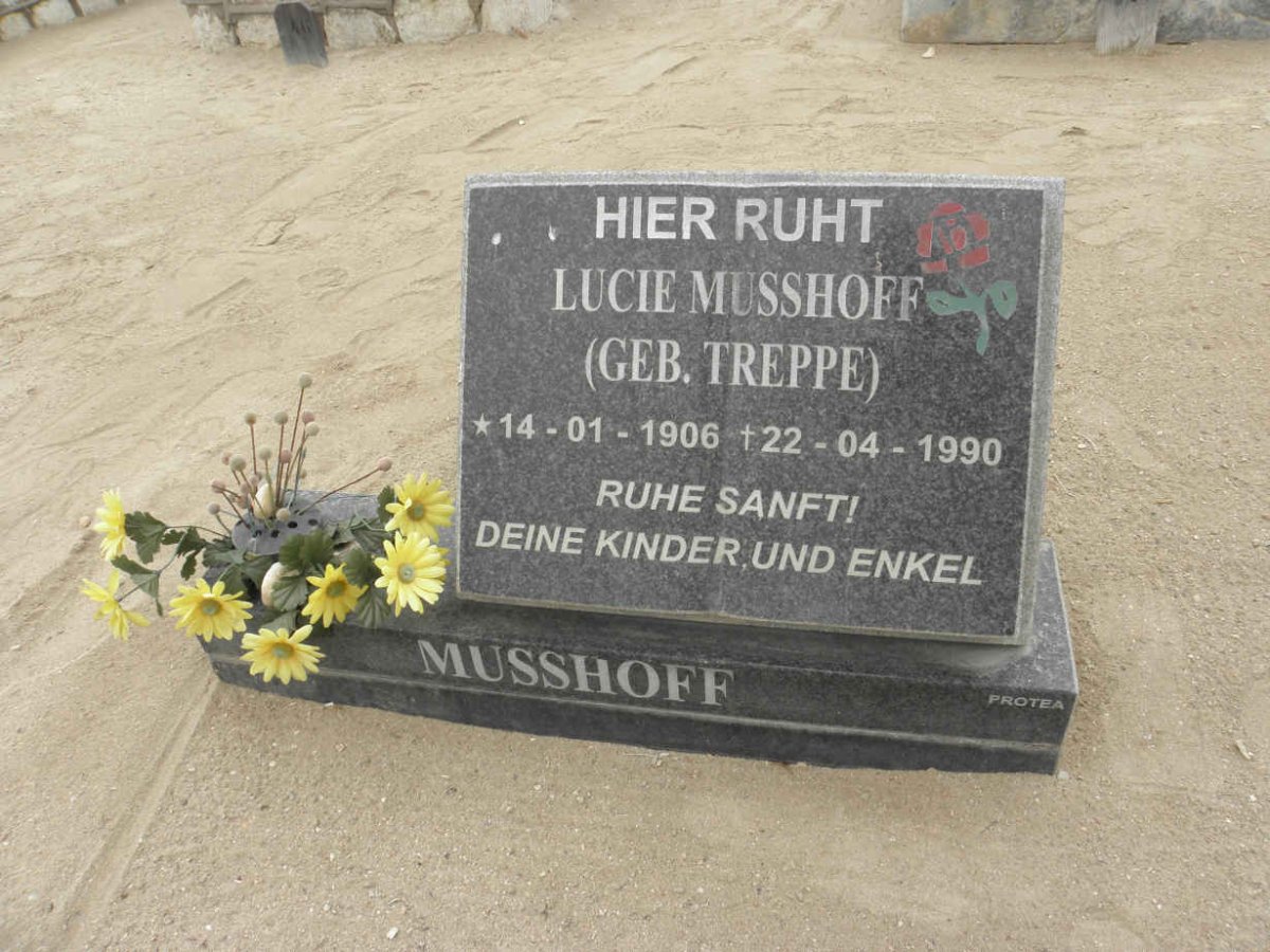MUSSHOFF Lucie nee TREPPE 1906-1990