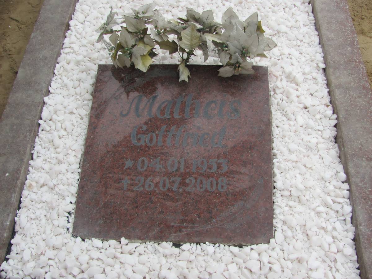 MATHEIS Gottfried 1953-2008