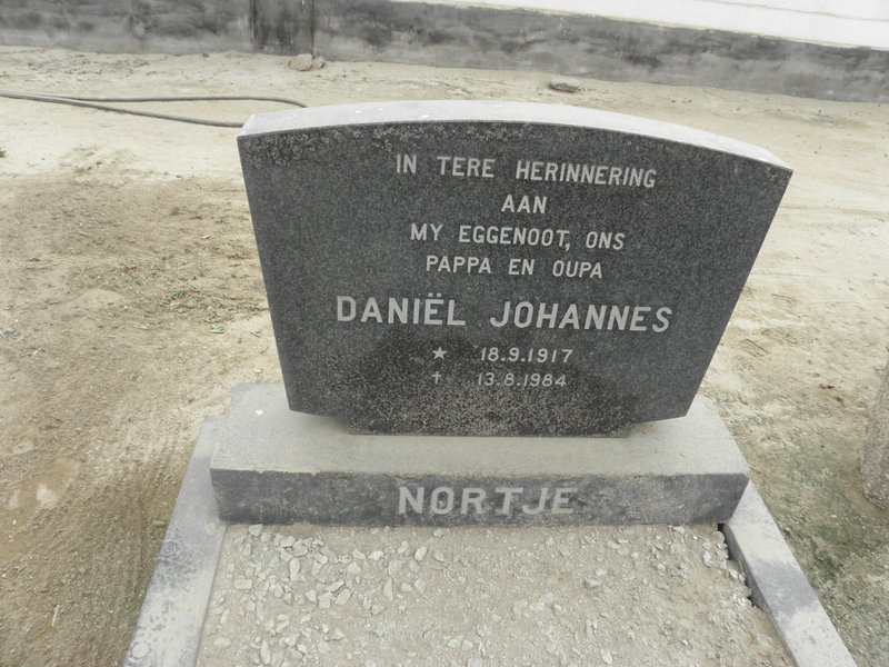 NORTJE Daniel Johannes 1917-1984