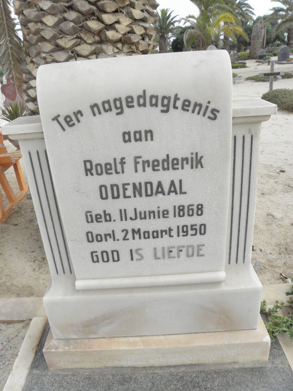 ODENDAAL Roelf Frederik 1868-1950