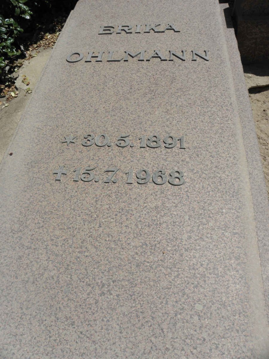 OHLMANN Marcel 1898-1976 &amp; Erika 1891-1968