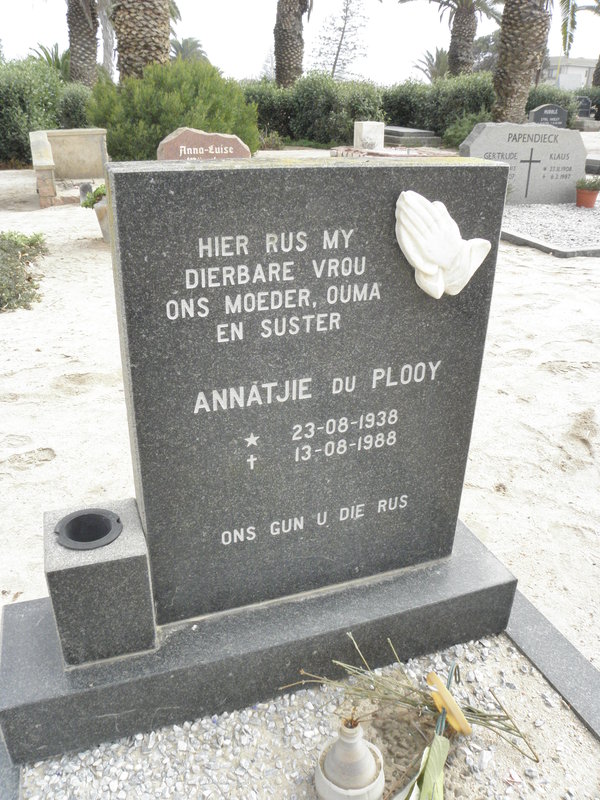 PLOOY Annatjie, du 1938-1988