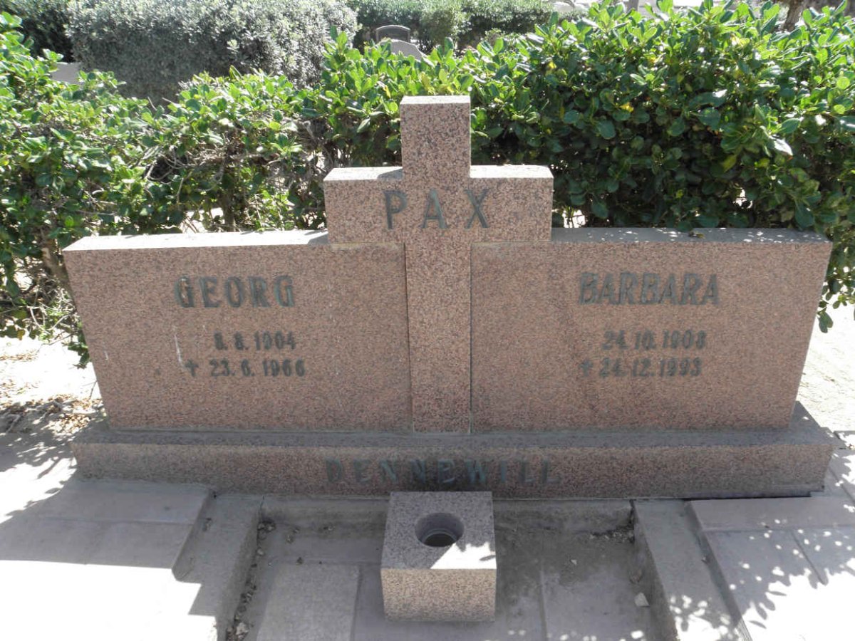 PAX Georg 1904-1966 &amp; Barbara 1903-1993
