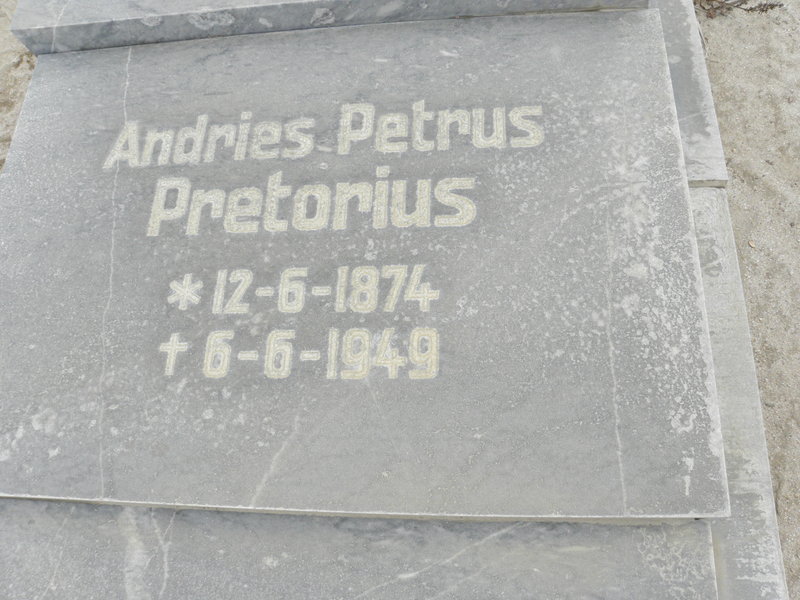 PRETORIUS Andries Petrus 1874-1949