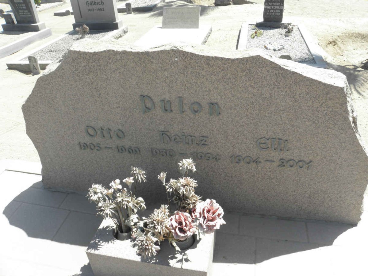PULON Otto 1905-1969 :: PULON Heinz 1930-1994 :: PULON Elli 1904-2001
