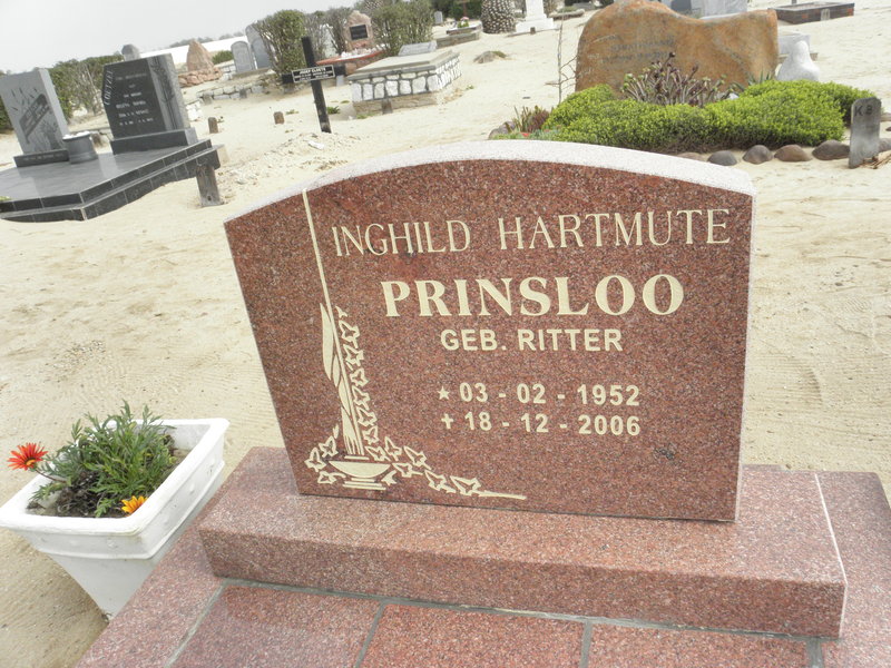 PRINSLOO Inghild Hartmute nee RITTER 1952-2006