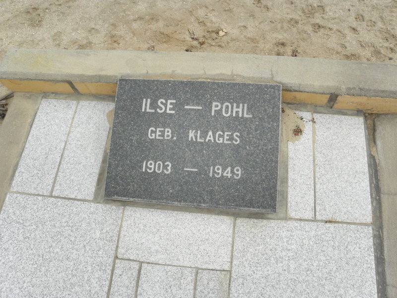 POHL Ilse nee KLAGES 1903-1949
