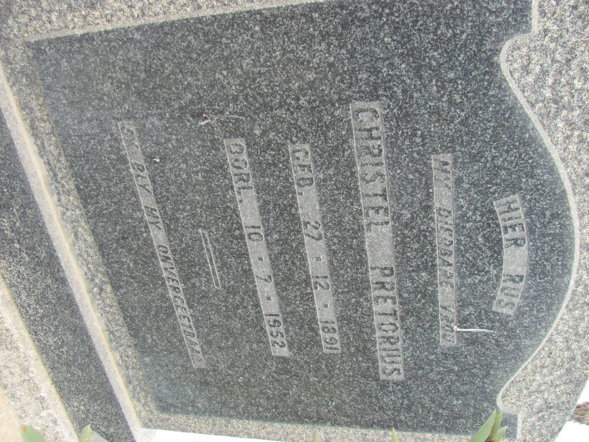 PRETORIUS Christel 1891-1952