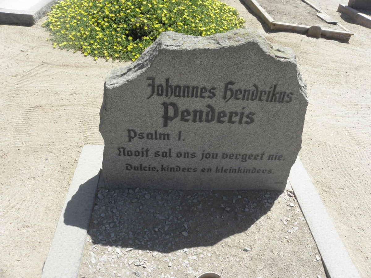 PENDERIS Johannes Hendrikus 