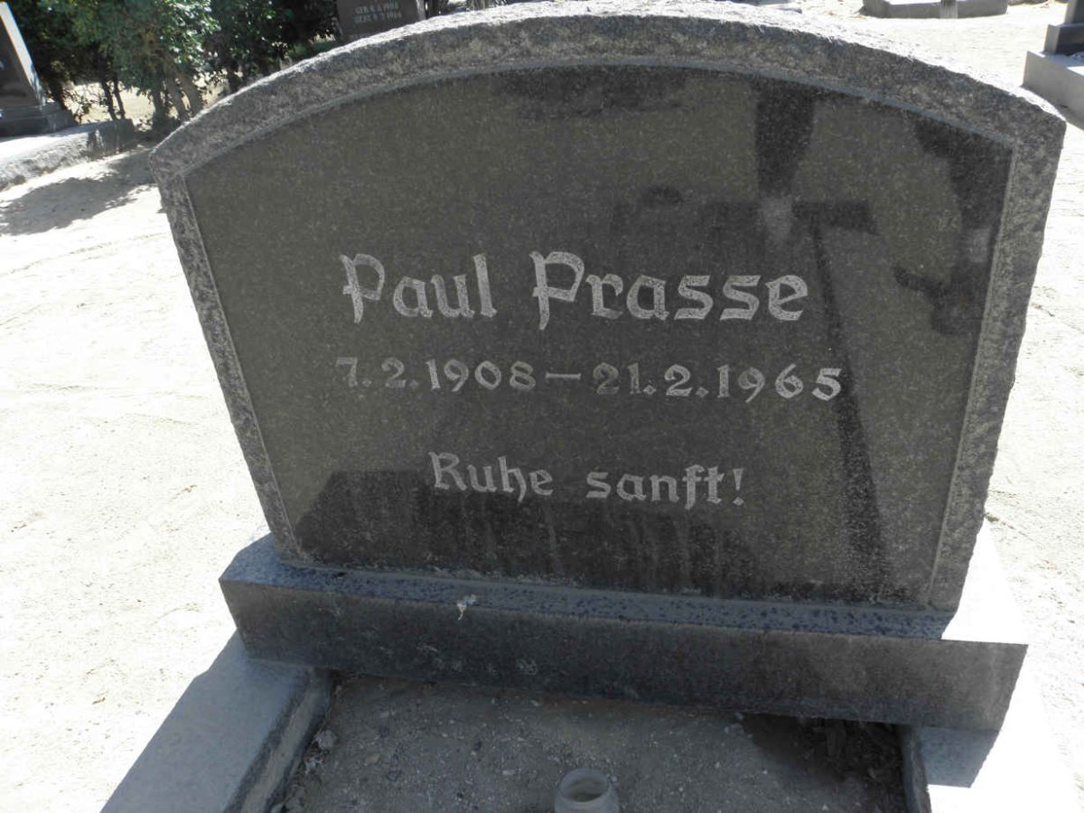 PRASSE Paul 1908-1965