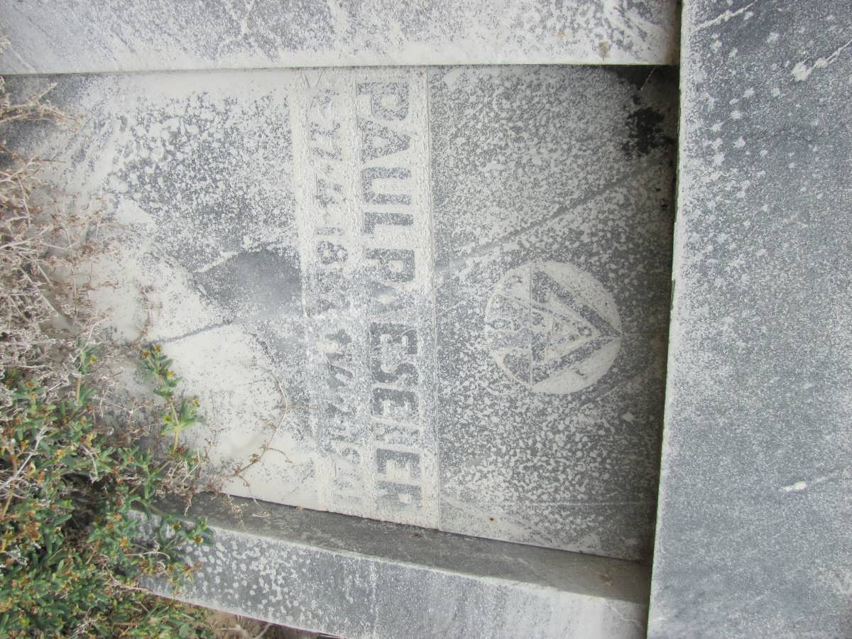 PAESEIER Paul 1852-1941