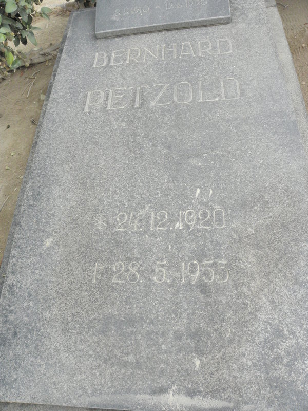 PETZOLD Bernhard 1920-1955