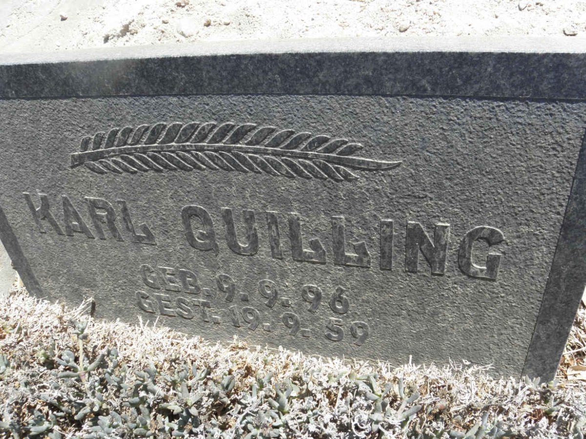 QUILLING Karl 1896-1959