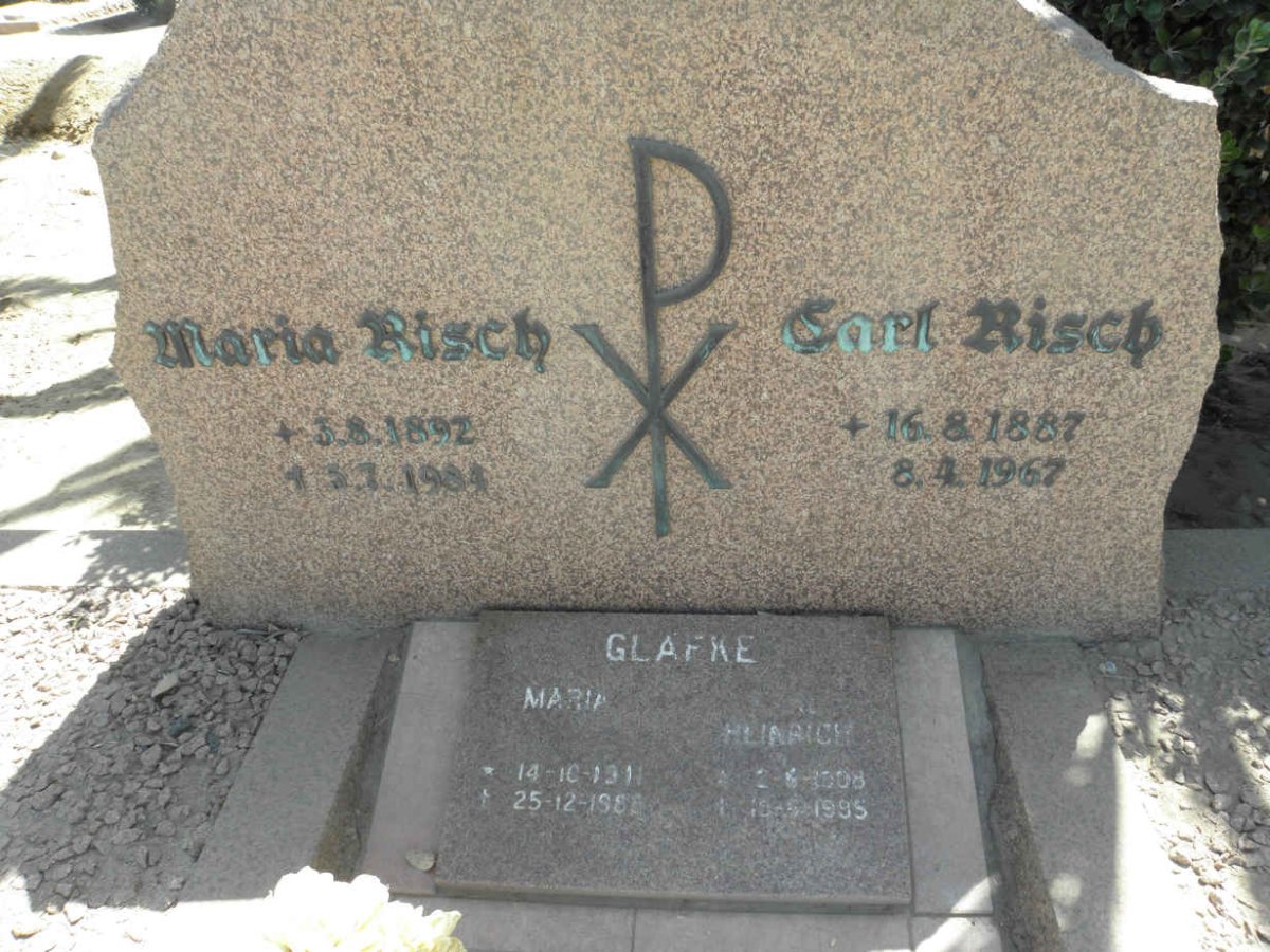 RISCH Carl 1887-1967 &amp; Maria 1892-1984 :: GLAFKE Heinrich 1908-1995 &amp; Maria 1911-1988