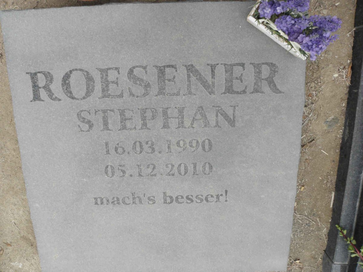 ROESENER Stephan 1990-2010