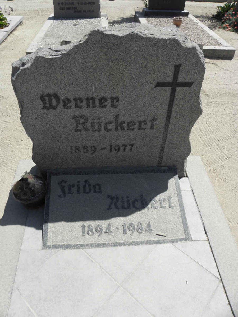 RÜCKERT Werner 1889-1977 &amp; Frida 1894-1984