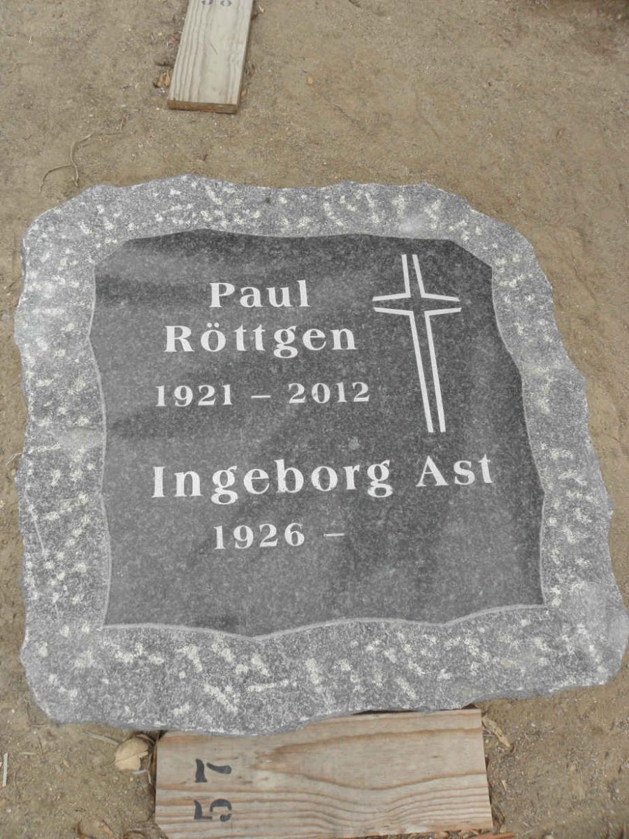 RÖTTGEN Paul 1921-2012 :: AST Ingeborg 1926-