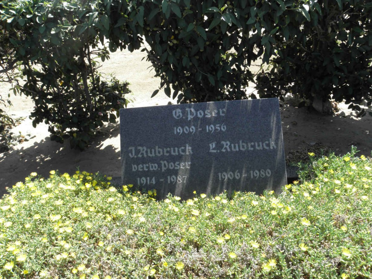 RUBRUCK L. 1906-1980 &amp; J. POSER 1914-1987 :: POSER G. 1909-1956