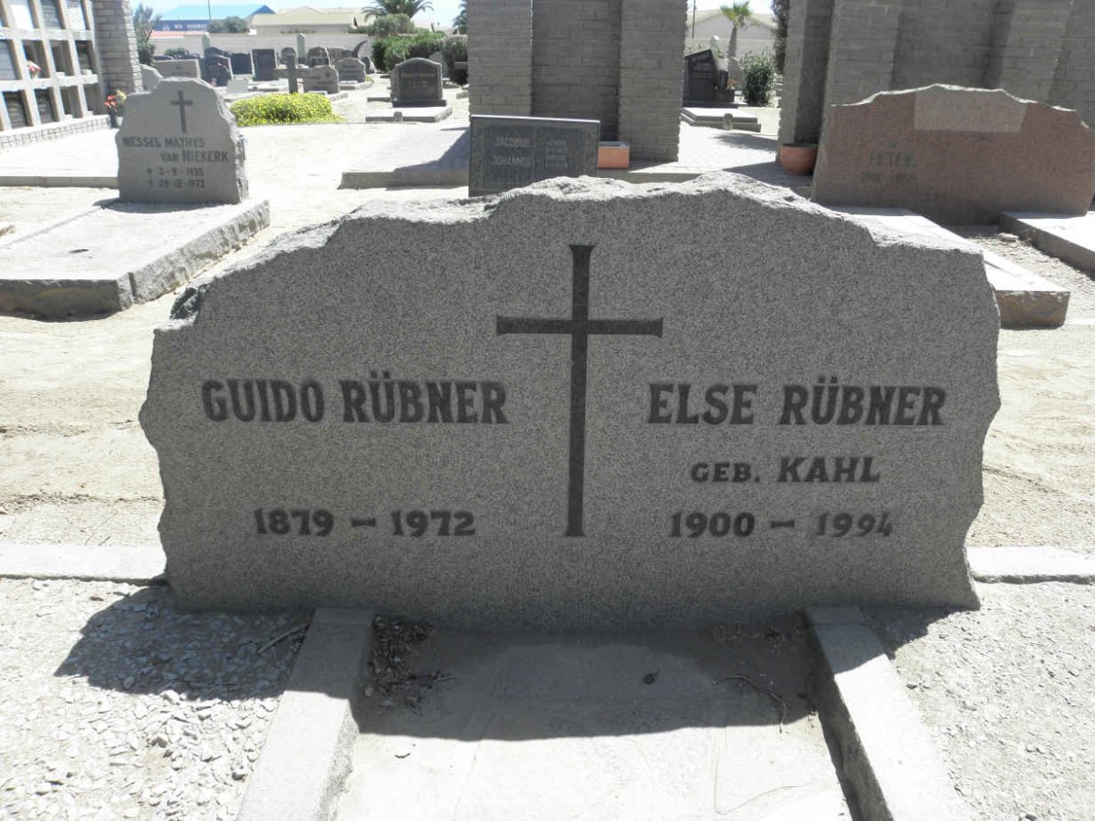 RÜBNER Guido 1879-1972 &amp; Else KAHL 1900-1994