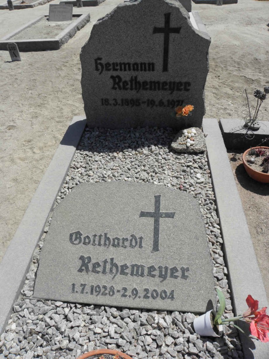 RETHEMEYER Hermann 1895-1971 :: RETHEMEYER Gotthardt 1928-2004