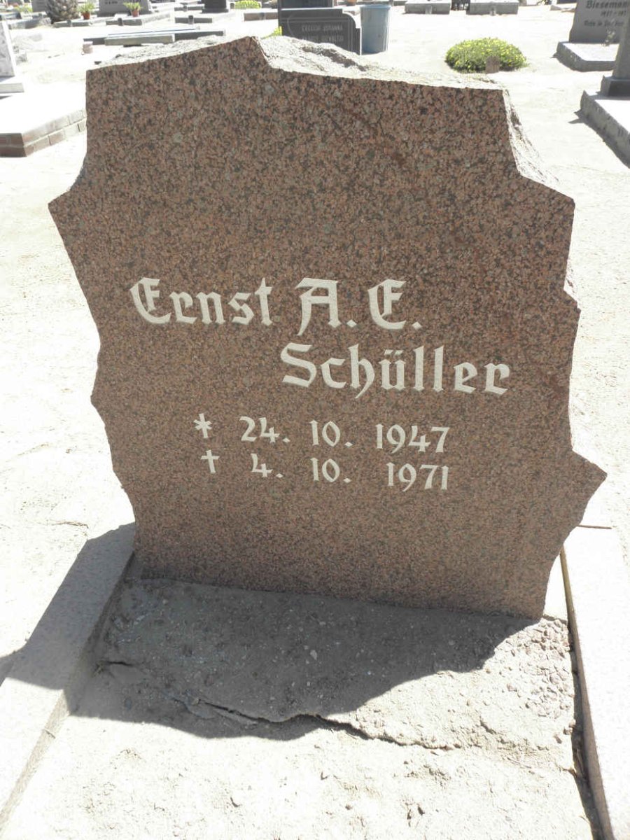 SCHÜLLER Ernst A.E. 1947-1971