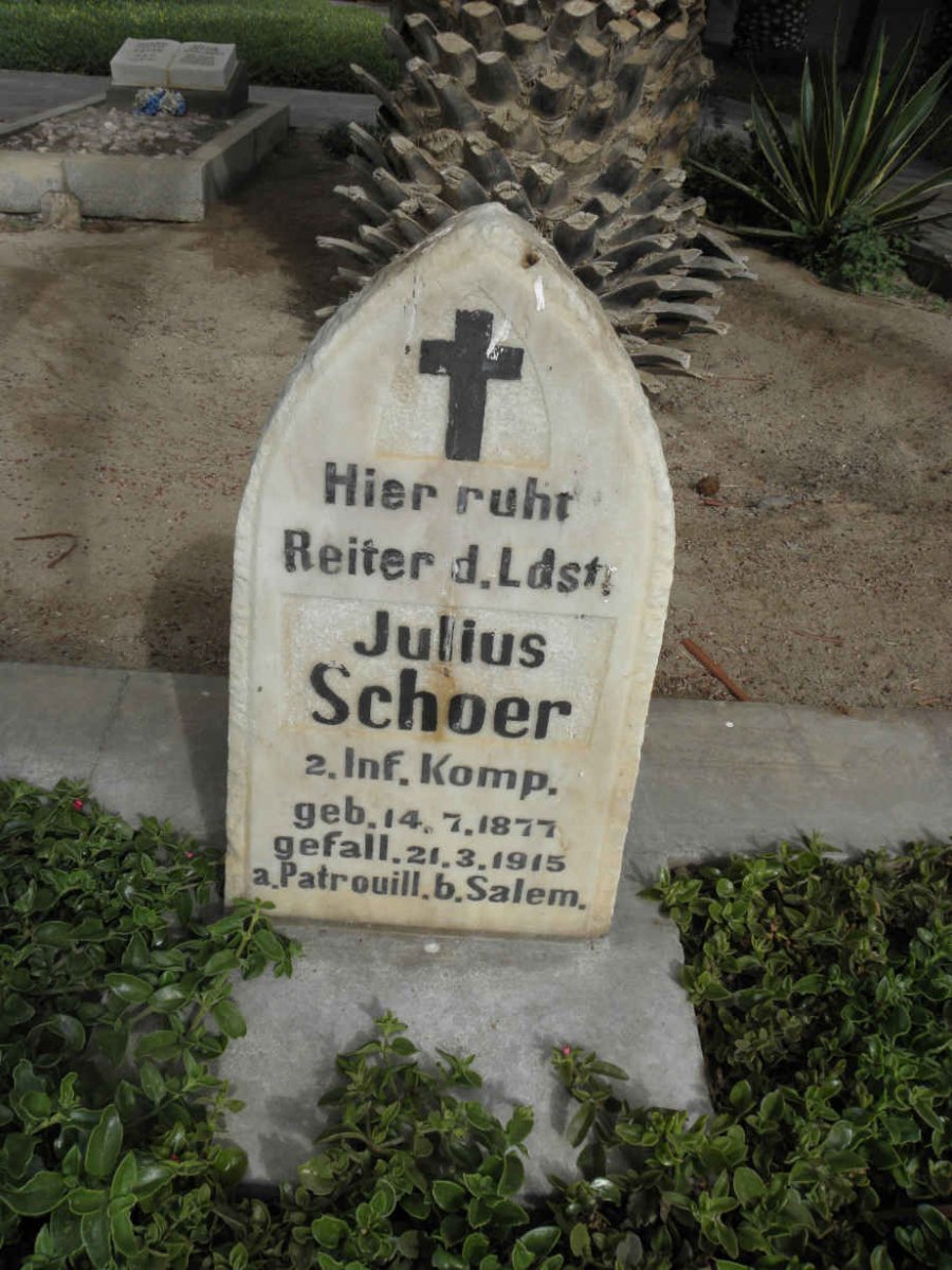 SCHOER Julius 1877-1915