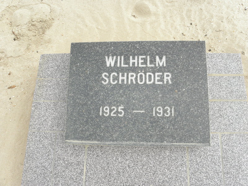 SCHRODER Wilhelm 1925-1931