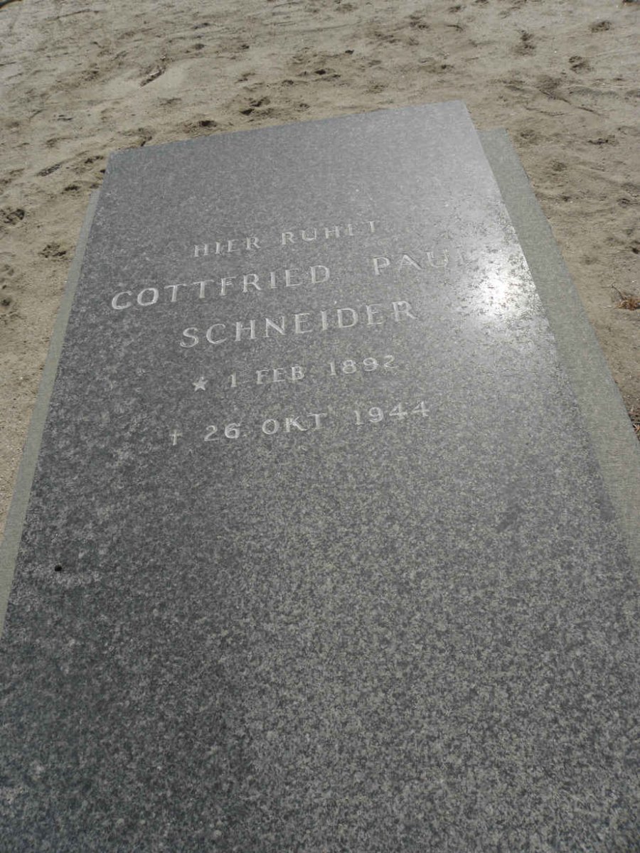SCHNEIDER Gottfried Paul 1892-1944
