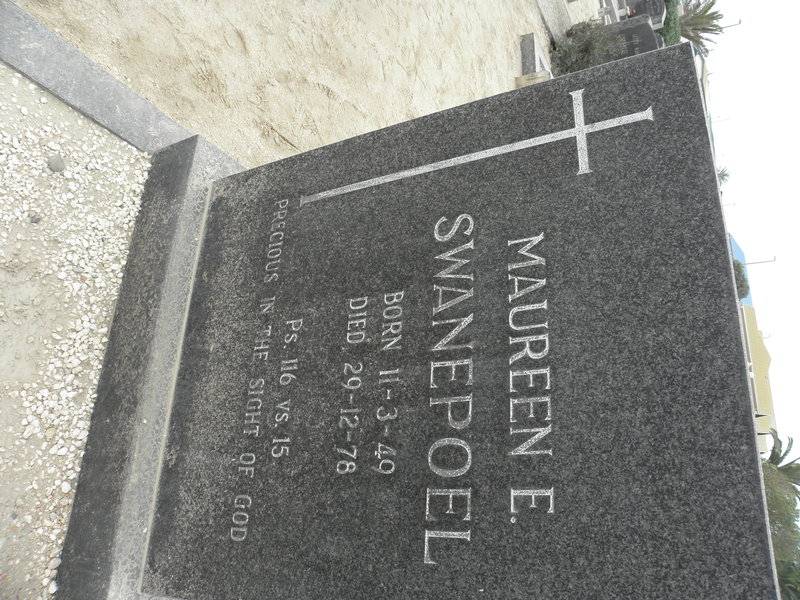 SWANEPOEL Maureen E. 1949-1978
