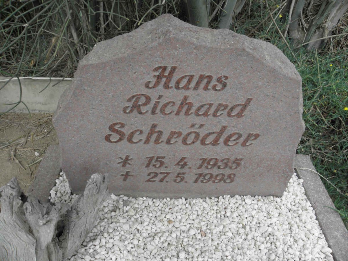 SCHRÖDER Hans Richard 1935-1998