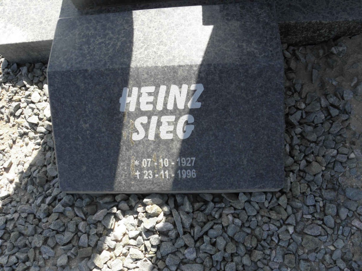 SIEG Heinz 1927-1996