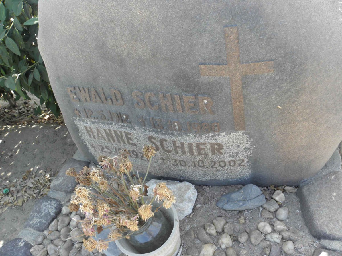 SCHIER Ewald 1912-1980- &amp; Hanne 1921-2002