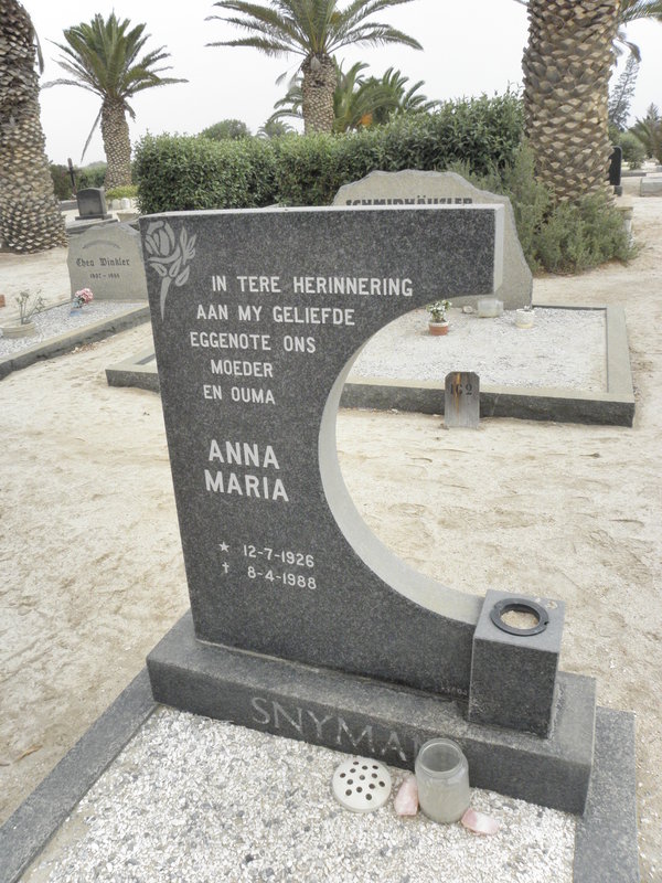SNYMAN Anna Maria 1926-1988