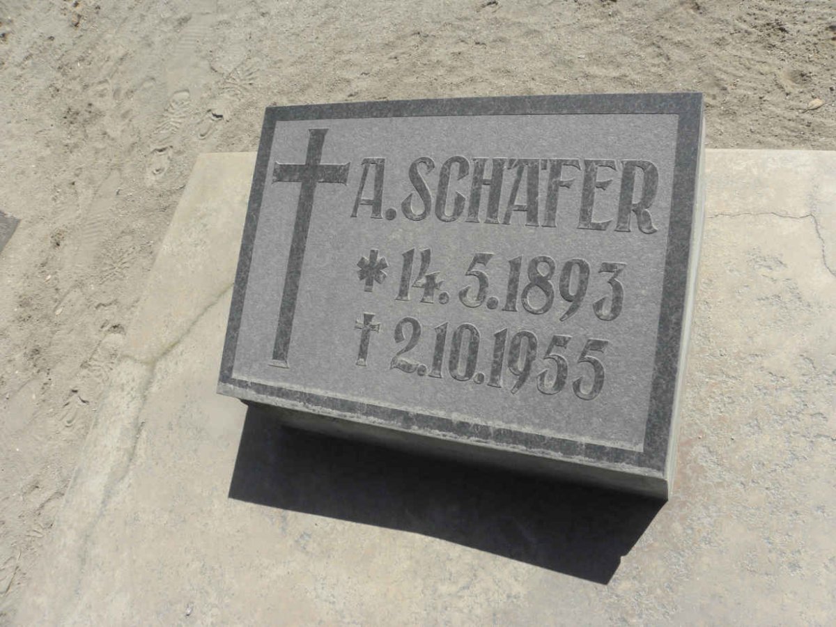 SCHÄFER A. 1893-1955