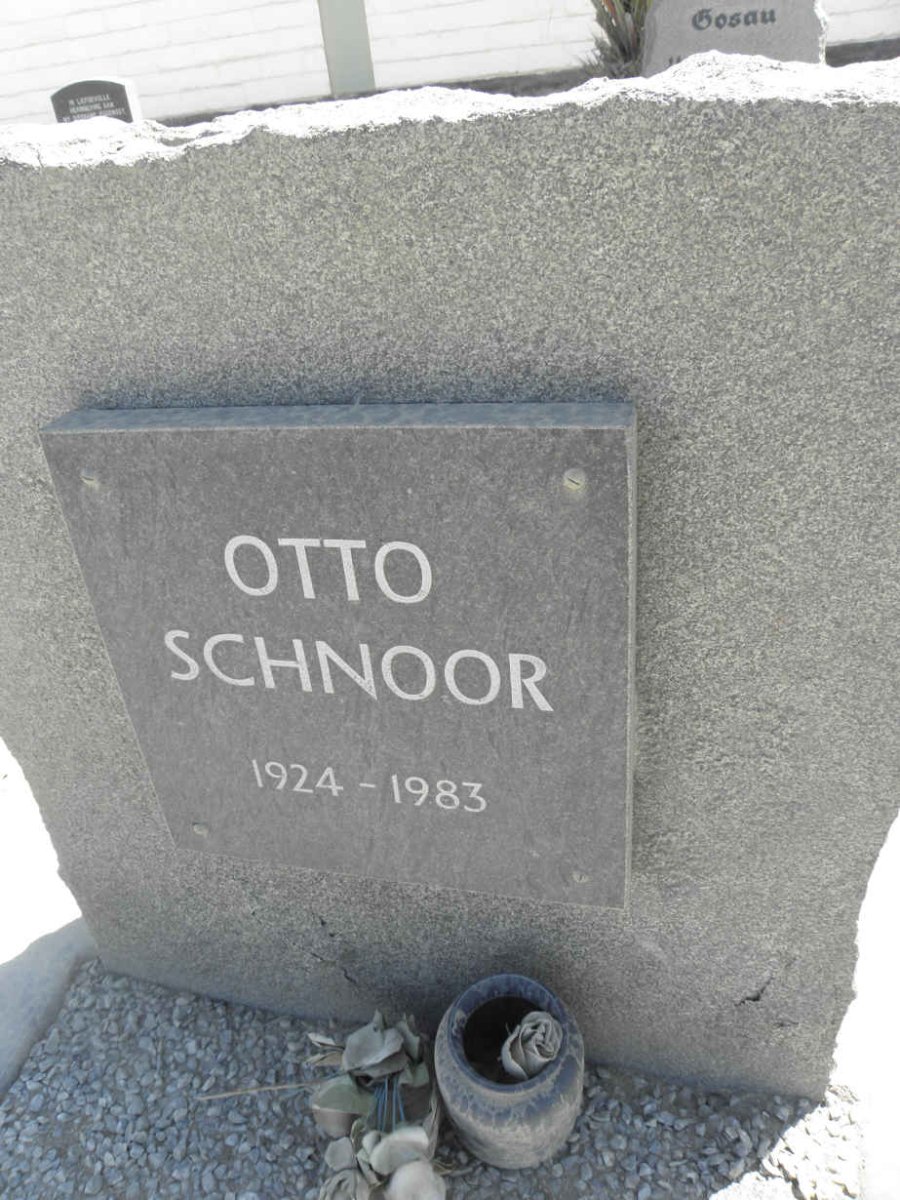 SCHNOOR Otto 1924-1983