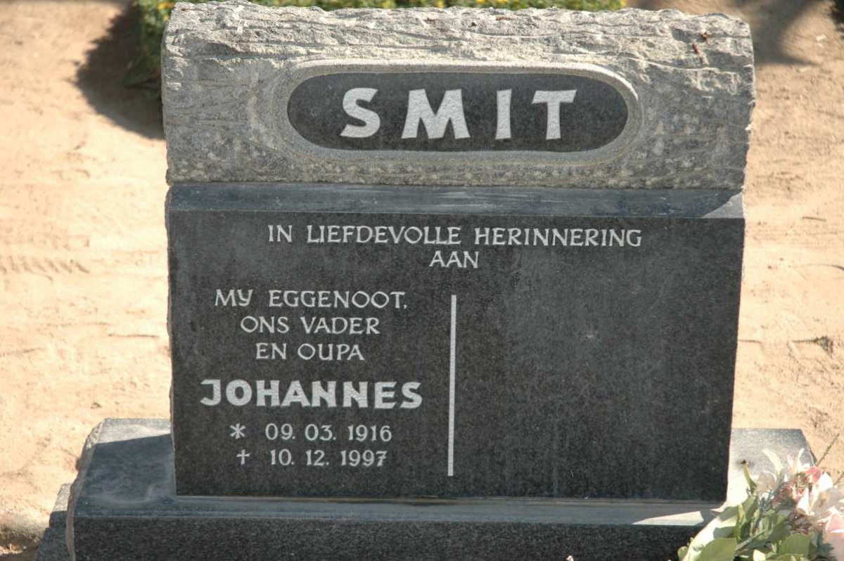 SMIT Johannes 1916-1997
