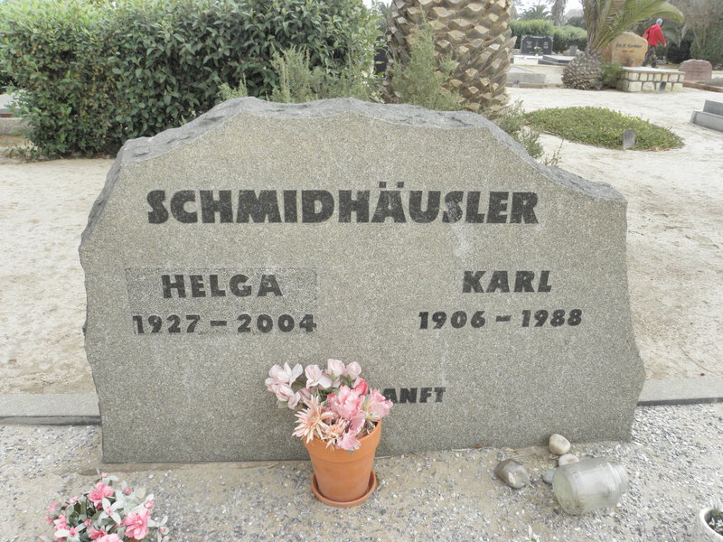 SCHMIDHAUSLER Karl 1906-1988 &amp; Helga 1927-2004