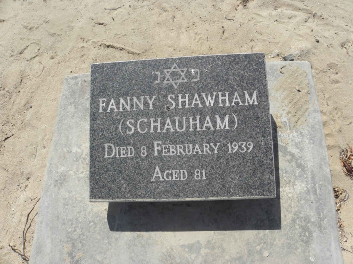 SHAWHAM Fanny aka SCHAUHAM-1939