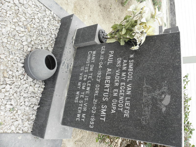 SMIT Paul Albertus 1923-1993