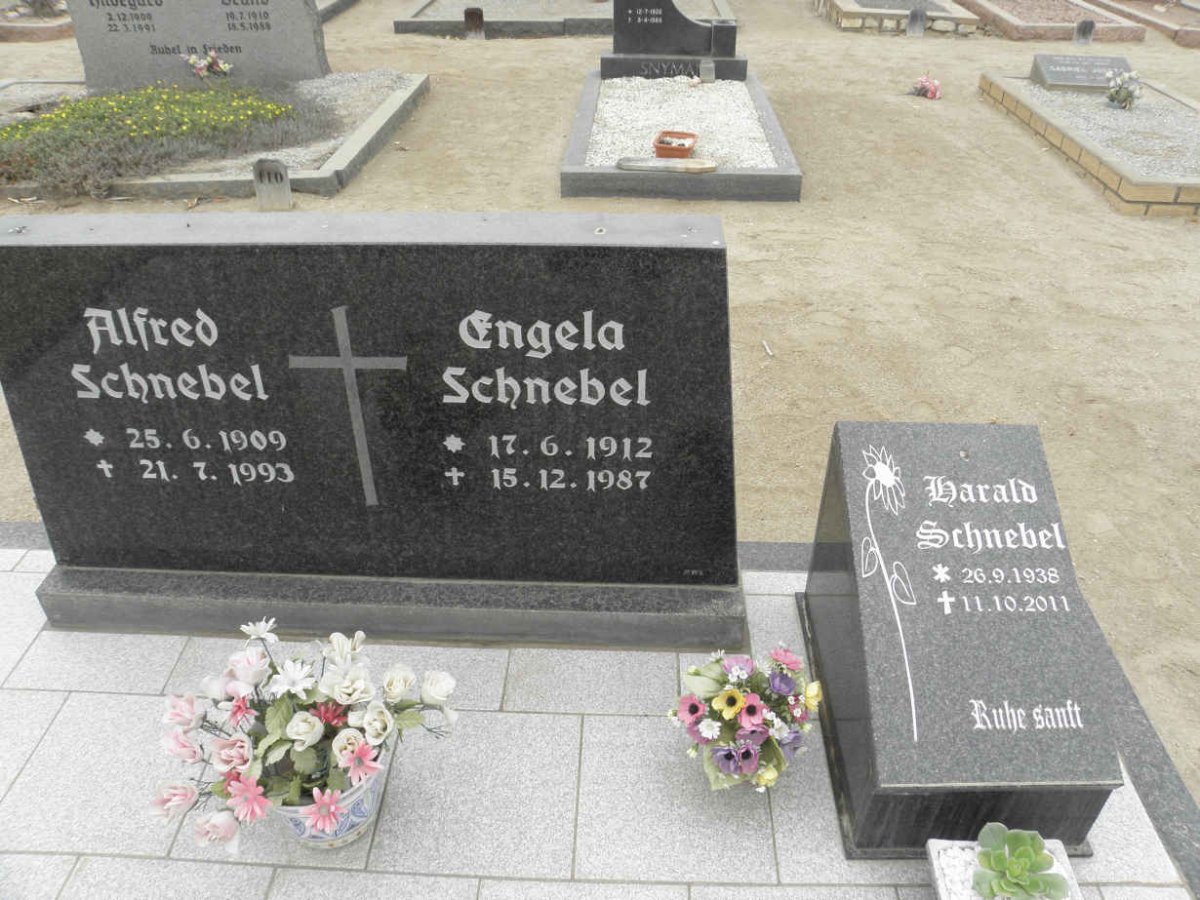 SCHNEBEL Alfred 1909-1993 &amp; Engela 1912-1987 :: SCHNEBEL Harald 1938-2011