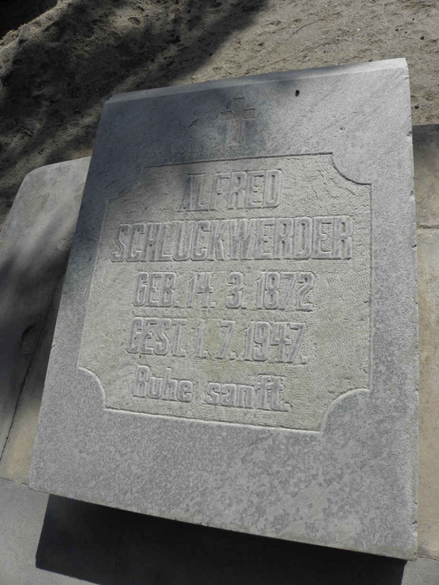 SCHLUCKWERDER Alfred 1872-1947