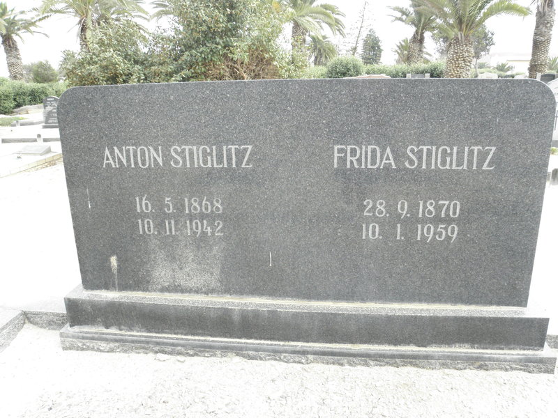 STIGLITZ Anton 1868-1942 &amp; Frida 1870-1959