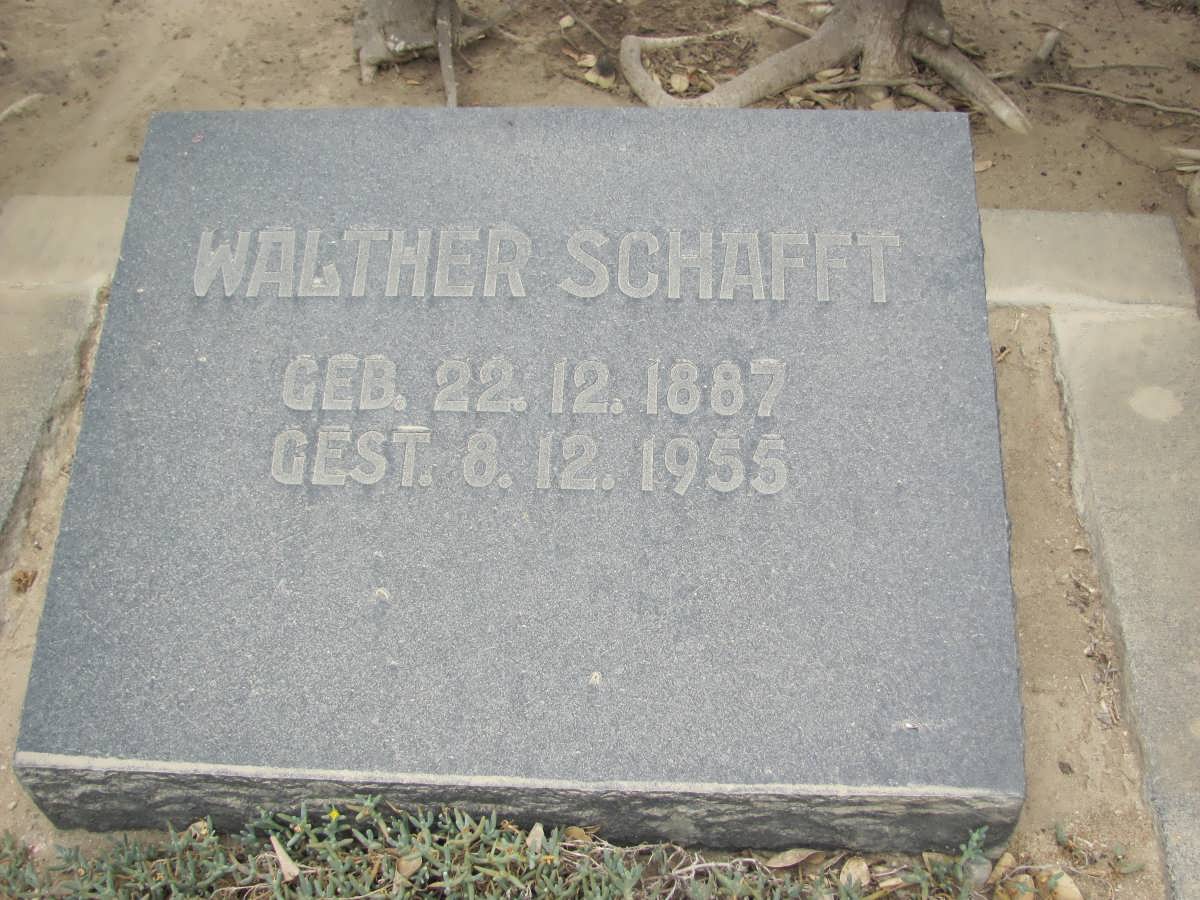 SCHAFFT Walter 1887-1955